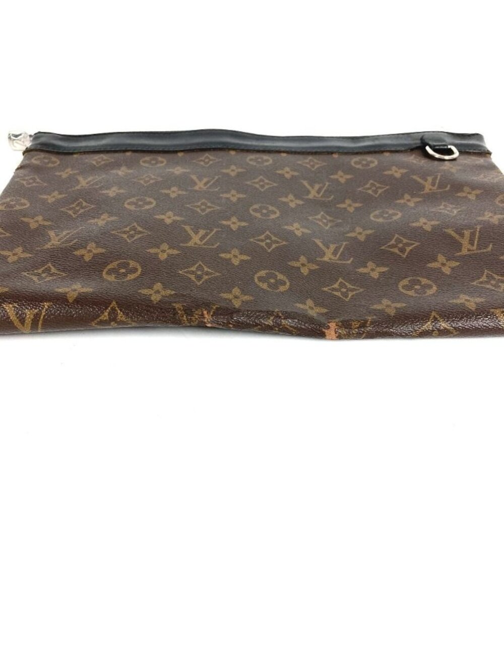 Louis Vuitton Clutch Pochette Discovery Monogram Macassar Canvas Brown - Picture 6 of 9